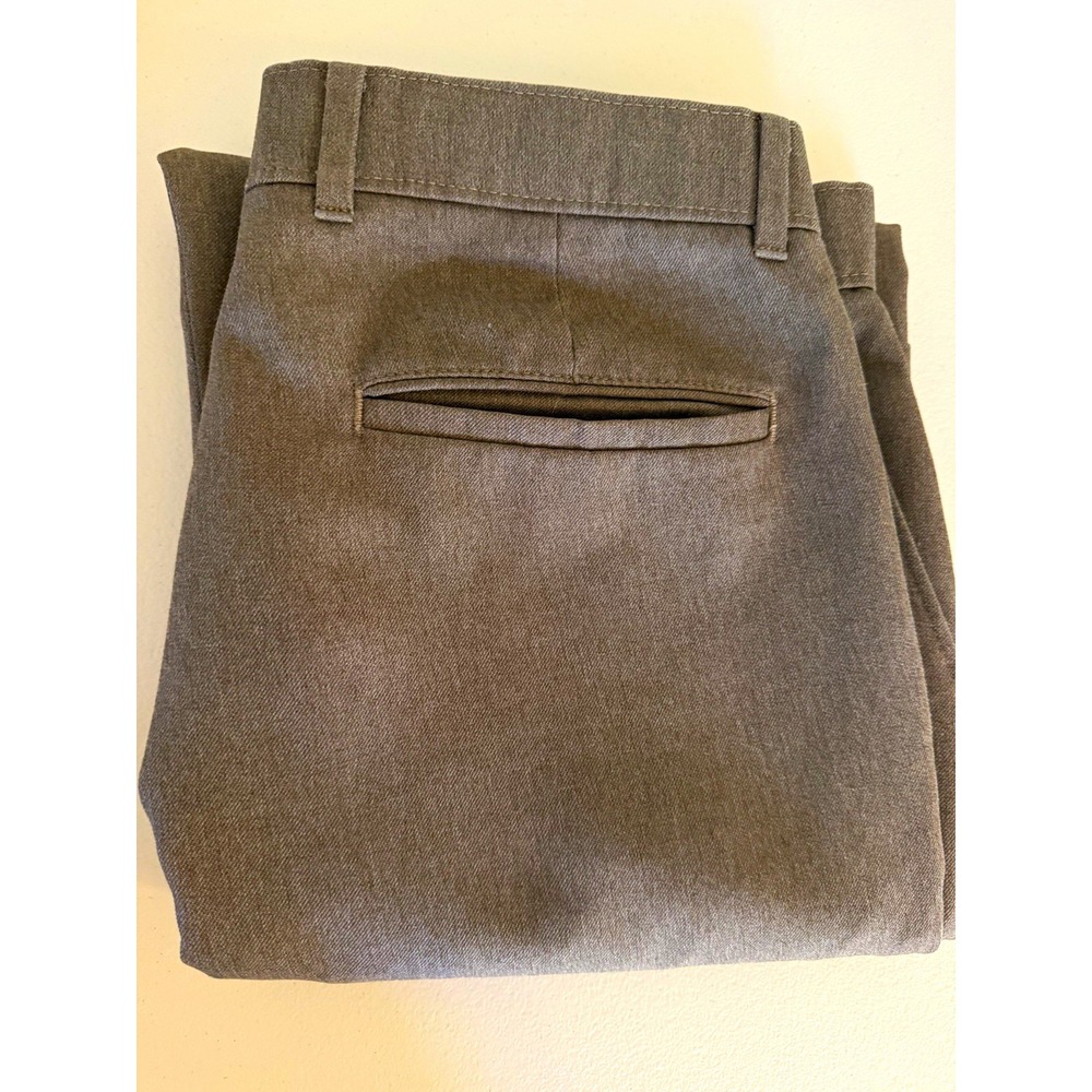 Levi Strauss & Co. Men 34x29 Brown Polyester Twill Regular Straight Flat Front